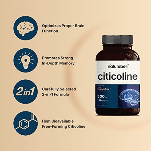 Naturebell Citicoline Supplements Cdp Choline Citicoline Mg Plus