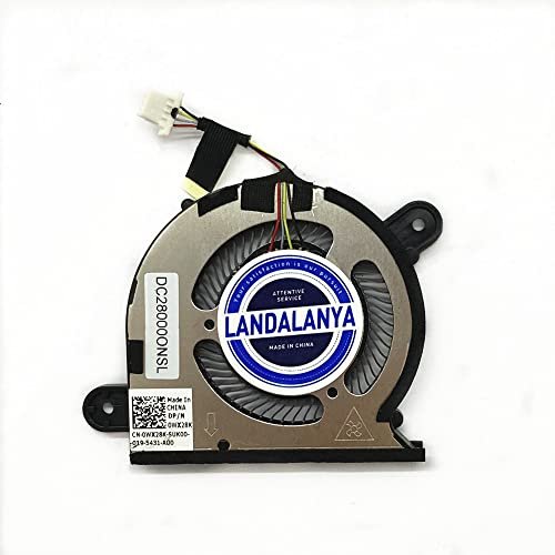 LANDALANYA Replacement New Laptop CPU And GPU Cooling Fan For DELL XPS