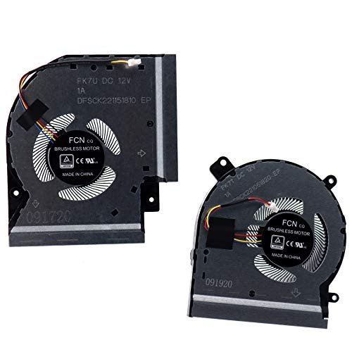 Deal4GO CPU Cooling Fan DFSCK221051820 W GPU Cooler DFSCK221151810 Set