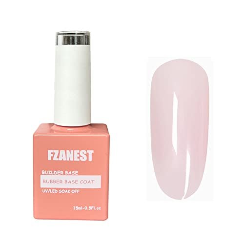 Fzanest Natural Nude Builder Gel For Nails Builder Base Sheer Color Gel