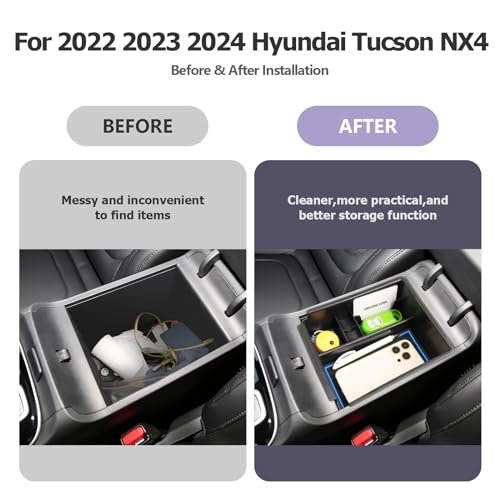 Luwu Hynudai Tucson Center Console Organizer Tucson