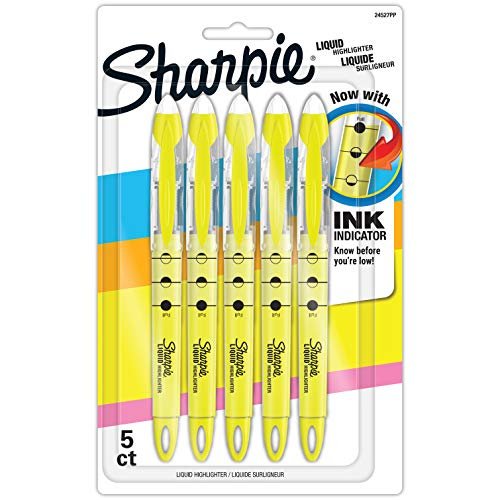 Sharpie Liquid Highlighters, Chisel Tip