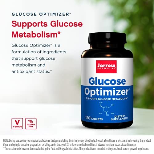Jarrow Formulas Glucose Optimizer Supports Healthy Glucose Levels And