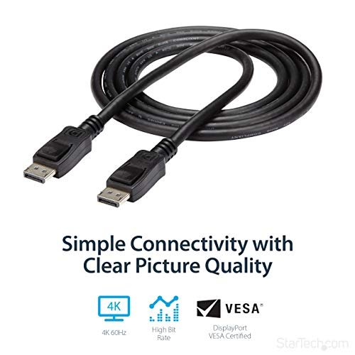 DisplayPort to DisplayPort Cable Video Display Wire DP to DP 4K Monitor 25  Ft