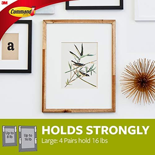 Command Large Damage Free Hanging Picture Hangers, No Tools Wall