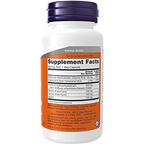 Now Supplements, 5Htp (5Hydroxytryptophan) 200 Mg, Double Strength