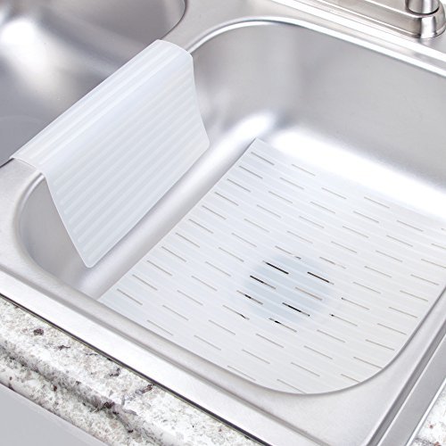 Interdesign Lineo Silicone Sink Divider Protector, Clear Online