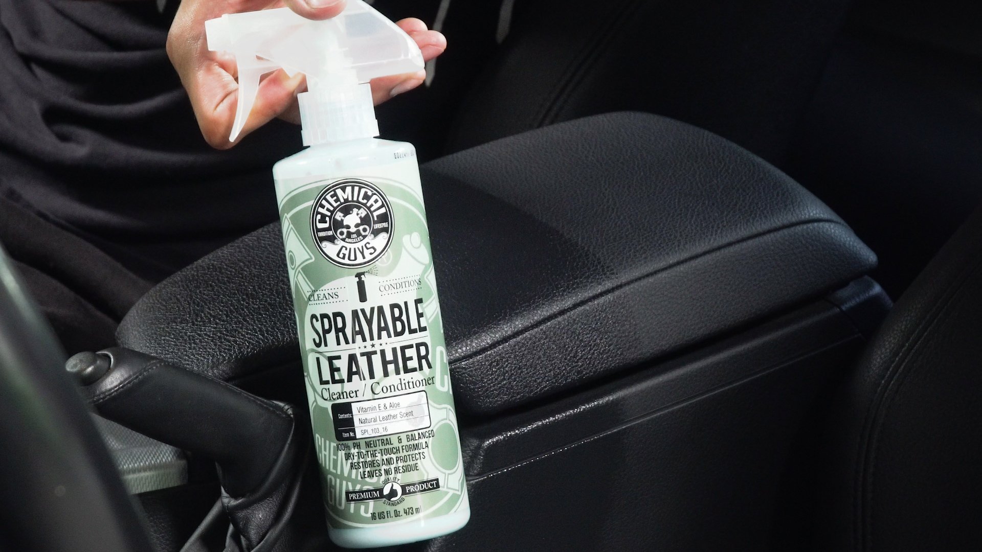 Chemical Guys Car Leather Conditioner, Natural Leather Scent, 473