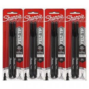 Sharpie Felt Tip Pens, Fine Point (0.4Mm), Red, 12 Count - Imported  Products from USA - iBhejo