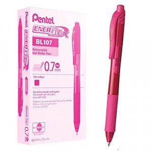 Pentel BK90V RSVP Stick Ballpoint Pen, .7mm, Trans Barrel, Violet Ink (Pack  of 12)