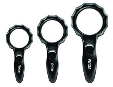 Vivitar Optics Led Magnifying Glasses 3-Pack, Viv-Mag-3