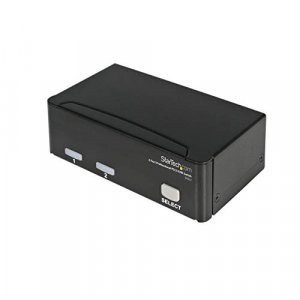  StarTech.com 2-Port Professional KVM Switch - 1U Rackmount KVM  Switch - 2-Port - 1920 x 1440 (SV231) : Electronics