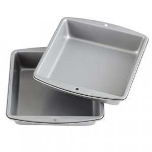 Performance Pans Aluminum Square Cake and Brownie Pan, 12-Inch - Wilton