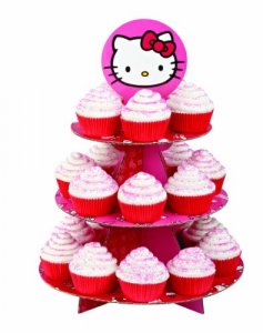 Wilton Hello Kitty Paper Cupcake Stand, Holds 24 Cupcakes