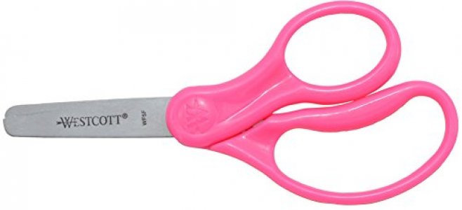 Westcott 13130 Right- And Left-Handed Scissors, Kids' Scissors, Ages 4-8,  5-Inch Blunt Tip, Assorted - Imported Products from USA - iBhejo
