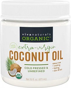 Viva Naturals Labs Organic Extra Virgin Coconut Oil - 16 Ounce