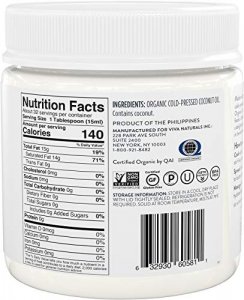 Viva Naturals Labs Organic Extra Virgin Coconut Oil - 16 Ounce