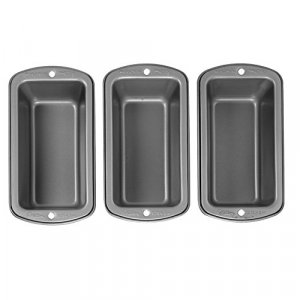 Wilton 2105-989 Recipe Right 3 Piece Mini Loaf Pan Set