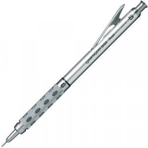 Pentel GraphGear 500 Automatic Pencil Kit, 0.7mm, Refill Leads, Block  Eraser 2 Pack (PG527LEBP2)