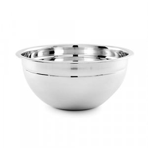 Fox Run,Stainless Steel Large Mixing Bowl, 10.25 x 10.25 x 5.25 inches,  Metallic,4000 ML