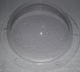 SupremeTech Acrylic Dome/Plastic Hemisphere - Clear