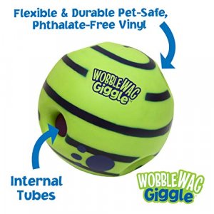 Allstar Innovations Wobble Wag Giggle Ball, Dog Toy, As Seen On Tv