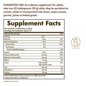 Solgar - Brewers Yeast, 14 Oz Powder