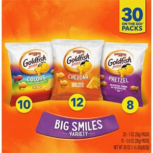 Pepperidge Farm Goldfish Variety Pack Classic Mix, (Box Of 30 Bags)