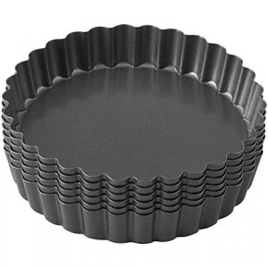 Wilton 2105-6817 Perfect Results Round Tart Quiche Pan Set Of 6