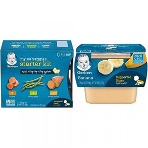 Gerber My 1st Veggies Starter Kit, Baby Food Puree, 2 oz Tubs, Variety (12  Pack) 