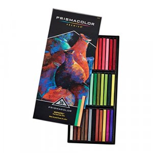 Prismacolor 27050 Premier Nupastel Firm Pastel Color Sticks, 36-Count