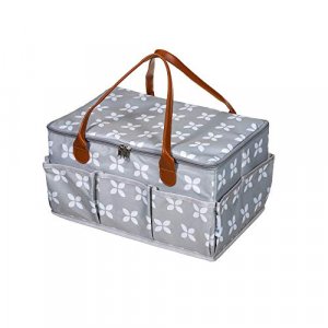 Moteph Extra Large Diaper Caddy, Craft, Toy Organizer With Zip-Top Cover With Waterproof Wet/Dry Bag - Perfect For Baby Shower