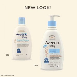 Aveeno Baby Eczema Therapy Moisturizing Cream With Natural Colloidal Oatmeal For Eczema Relief, 12 Fl. Oz