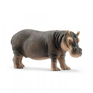 Schleich Wild Life Hippopotamus Educational Figurine For Kids Ages 3-8
