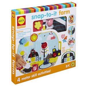 Alex Discover Snap-To-It Farm Kids Toddler Art And Craft Activity
