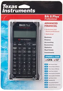Texas Instruments Ba Ii Plus Professional Financial Calculator