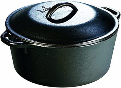 Lodge Dutch Oven With Dual Handles - 5-Quart