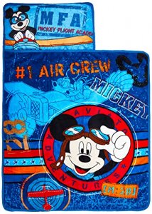 Disney Mickey'S Toddler Rolled Nap Mat, Flight Academy