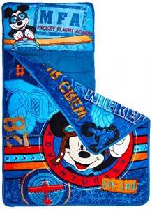 Disney Mickey'S Toddler Rolled Nap Mat, Flight Academy