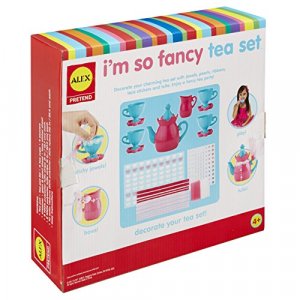 Alex Pretend I'M So Fancy Kids Tea Set, 33 Piece