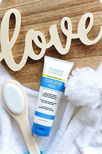 Advanced Clinicals Cracked Heel Cream For Dry Feet, Rough Spots, And Calluses. (Two - 8oz)