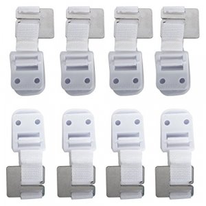 Bebe Earth - Furniture And Tv Anti-Tip Straps (8-Pack) For Baby