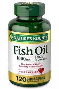 Nature'S Bounty Fish Oil 1000 Mg Omega-3 & Omega-6, 120 Odorless Softgels (Packaging May Vary)