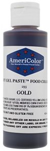 Americolor Soft Gel Paste Food Color, 4.5-Ounce, Gold