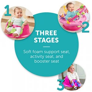 Summer Infant 3-Stage Superseat Deluxe Giggles Island Positioner Activity Seat - Island Pink