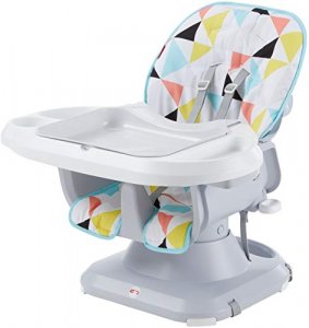 Fisher-Price Spacesaver High Chair, Multicolor
