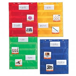 Learning Resources Magnetic Pocket Chart Squares Classroom/Teacher Organizer All Grades Set Of 4