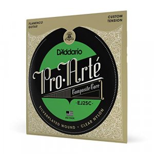 D'Addario Ej25C Pro-Arte Clear Nylon Composite Flamenco Guitar Strings