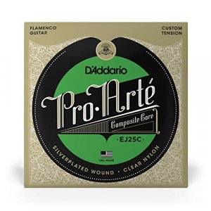 D'Addario Ej25C Pro-Arte Clear Nylon Composite Flamenco Guitar Strings