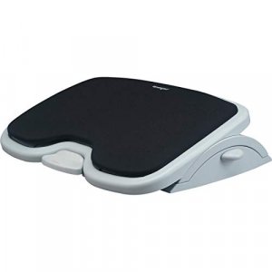 ErgoFoam Adjustable Desk Foot Rest - Orthopedic Teardrop Design